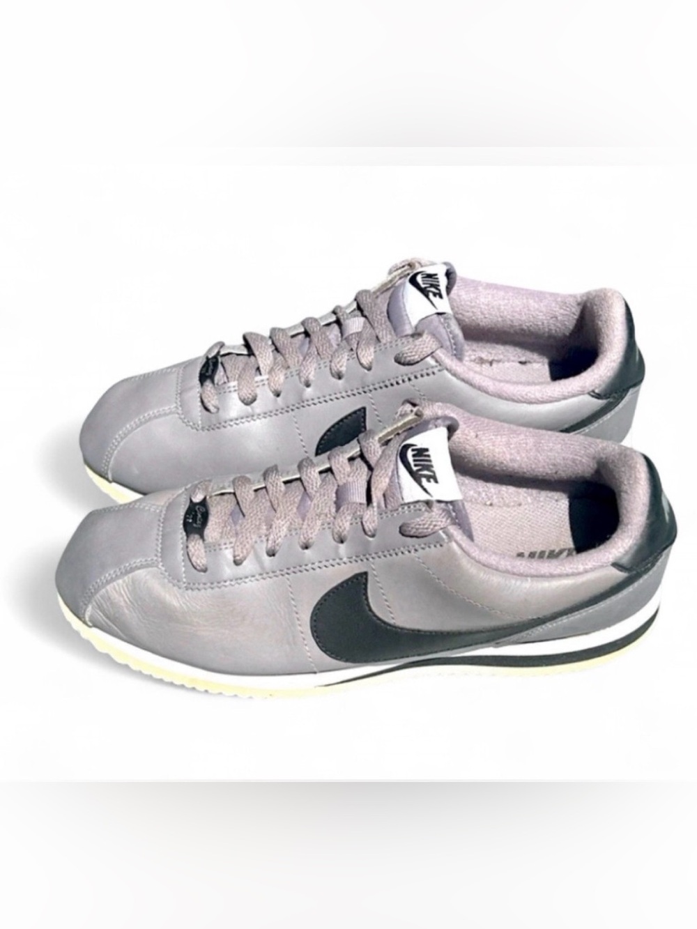Nike Cortez 72 Leather Gunsmoke Grey Black OG Rare Mens 8.5 Retro